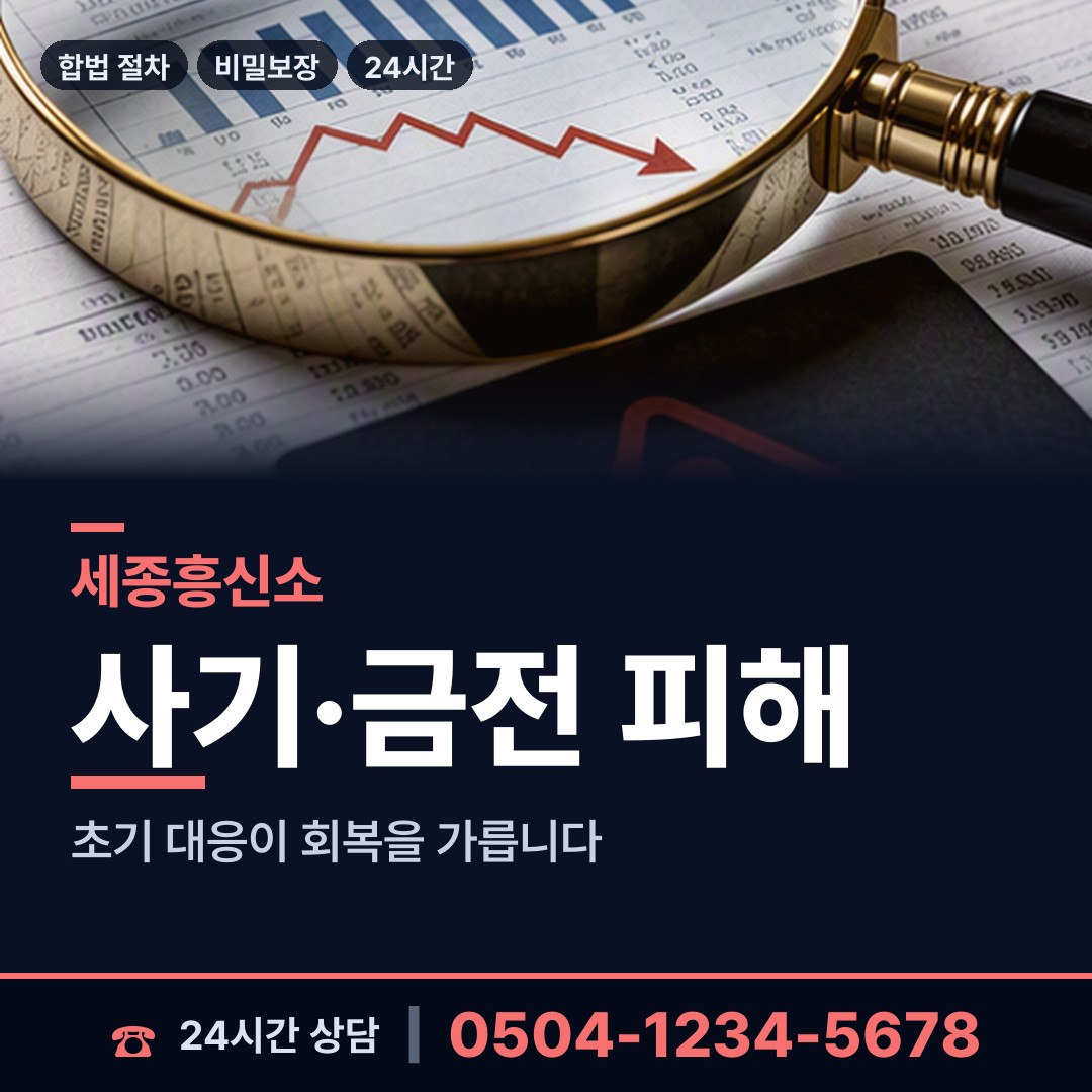 세종 연기면 주말조사 상담 안내